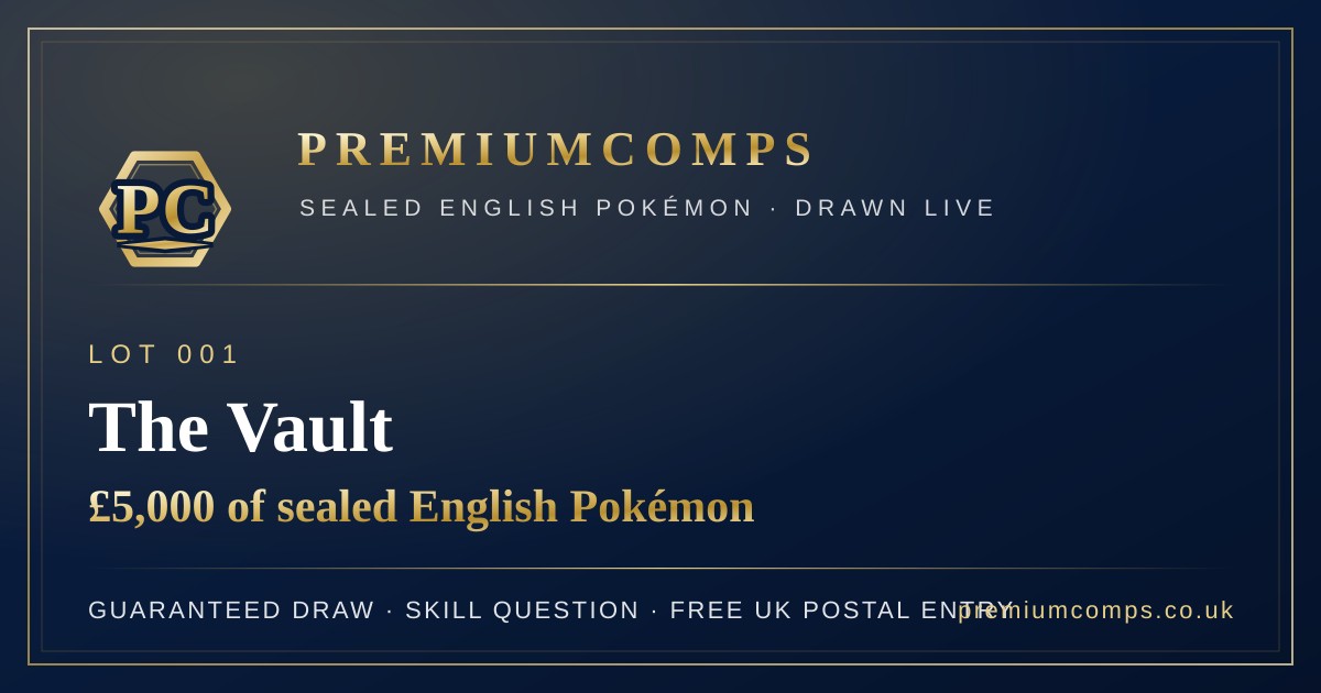 The Vault — £5,000 sealed English Pokémon collection from PremiumComps